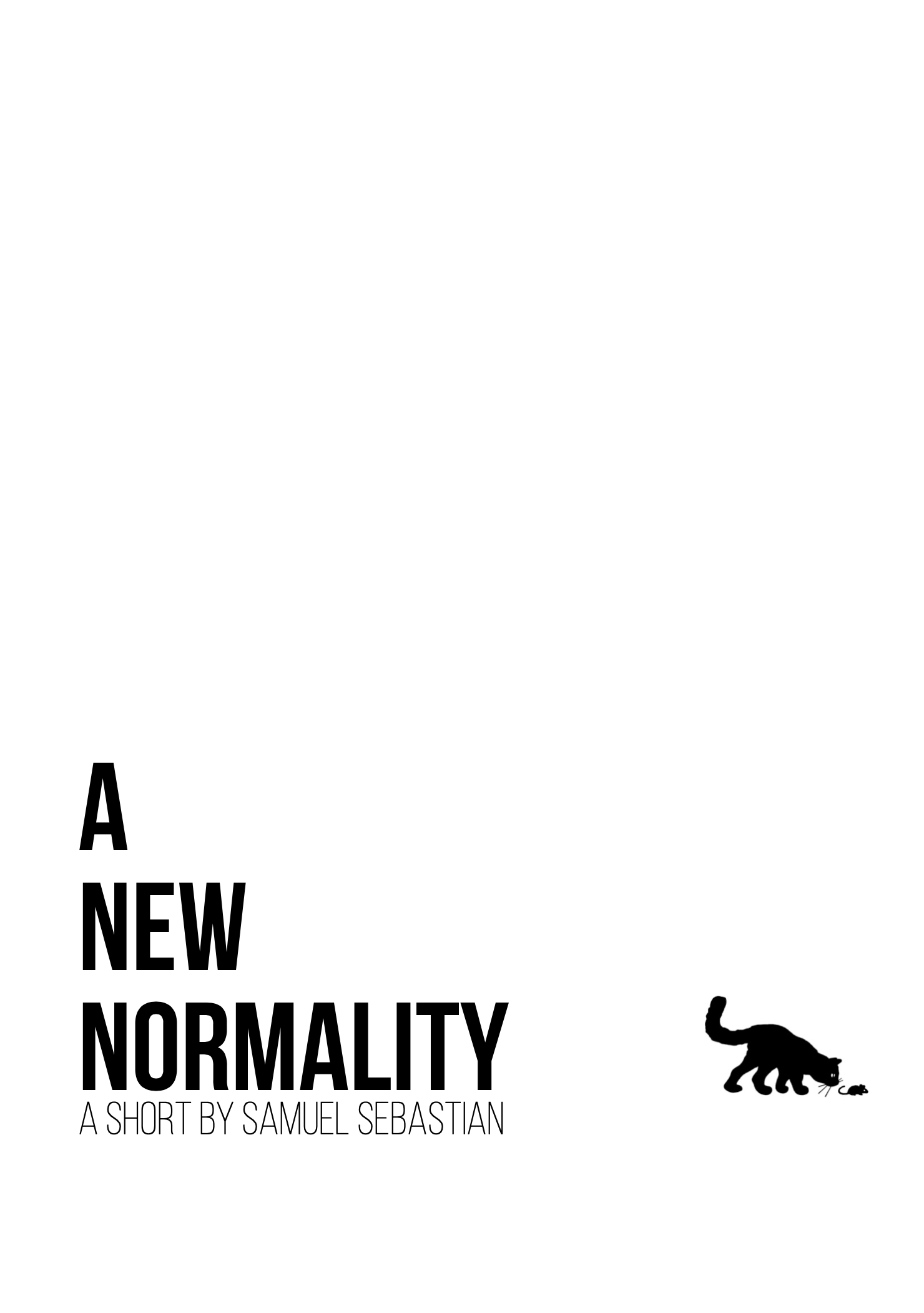 A NEW NORMALITY poster